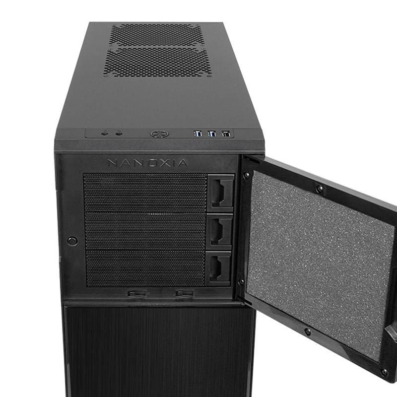 Nanoxia Deep Silence 3 Midi-Tower PC-Gehäuse Schwarz