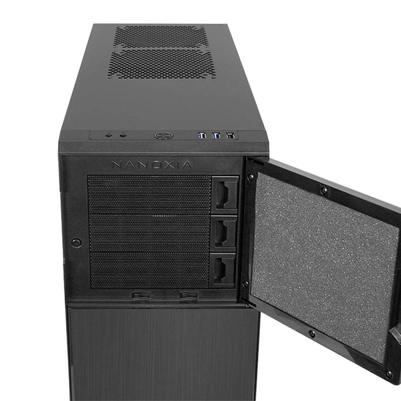 Nanoxia Deep Silence 3 Anthracite Midi-Tower PC-Gehäuse Anthrazit