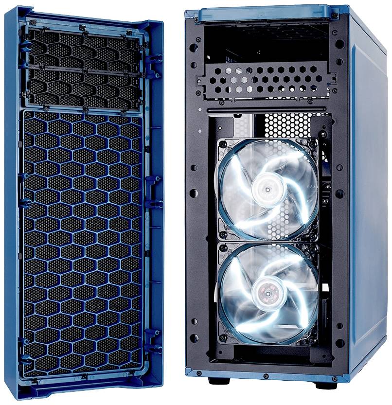 Fractal Design Focus G Midi-Tower PC-Gehäuse Schwarz, Blau
