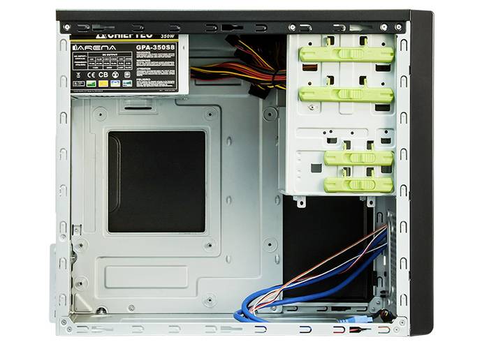 Chieftec XT-01B-350GPB Mini-Tower PC-Gehäuse Schwarz