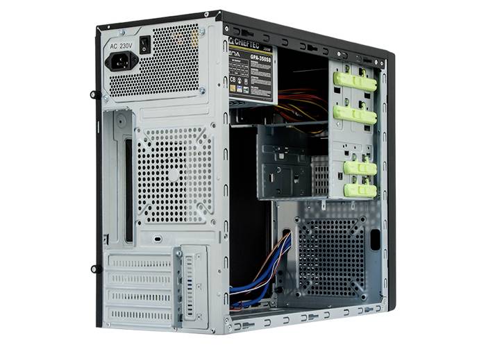 Chieftec XT-01B-350GPB Mini-Tower PC-Gehäuse Schwarz