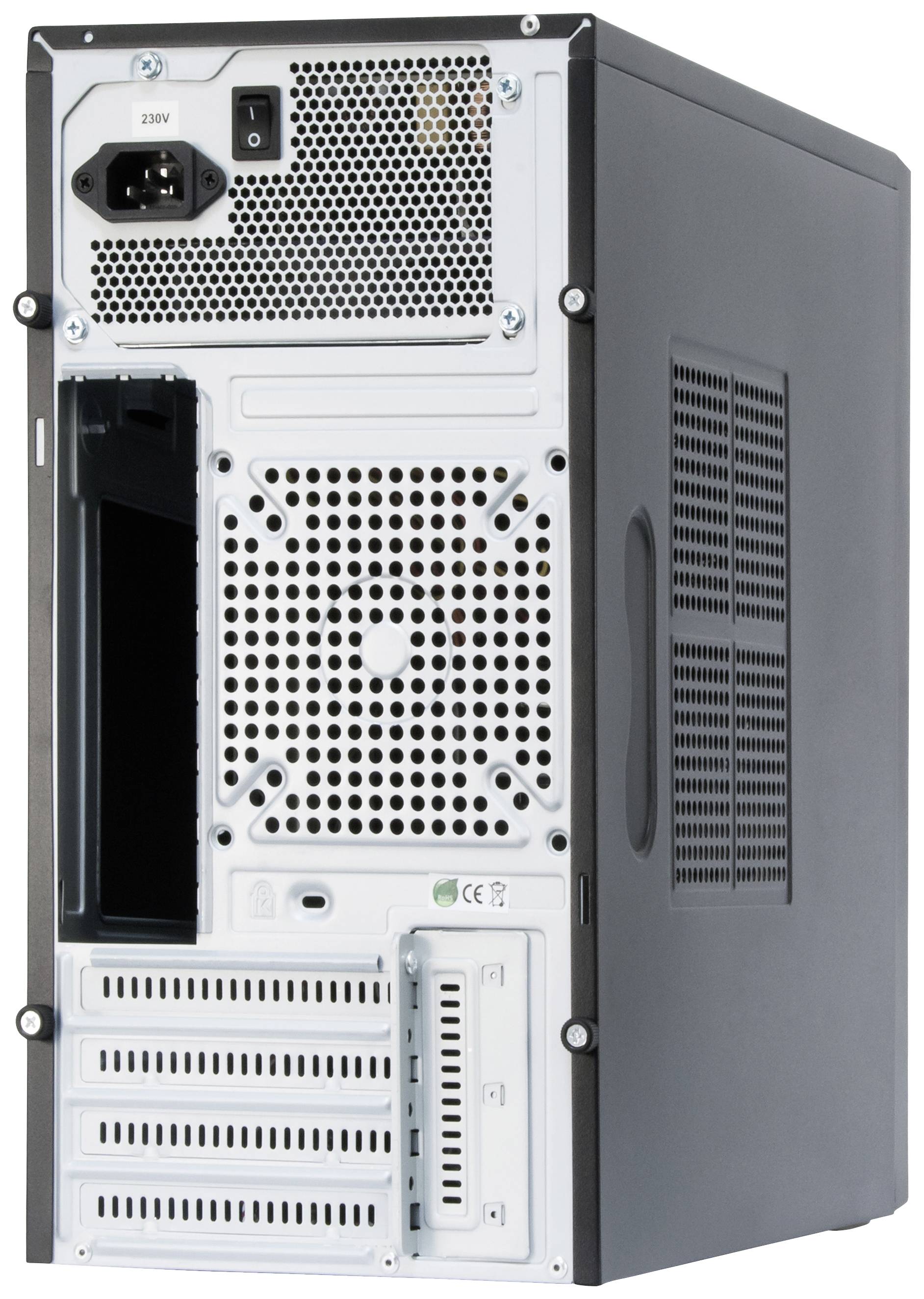Chieftec Mesh Series CT-01B-350GPB Mini-Tower PC-Gehäuse Schwarz