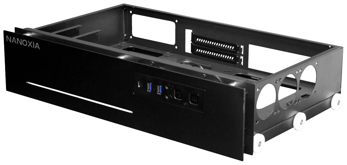 Nanoxia Project Mini S HTPC PC-Gehäuse Schwarz