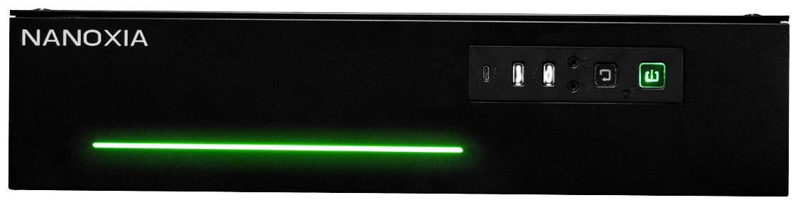 Nanoxia Project Mini S HTPC PC-Gehäuse Schwarz