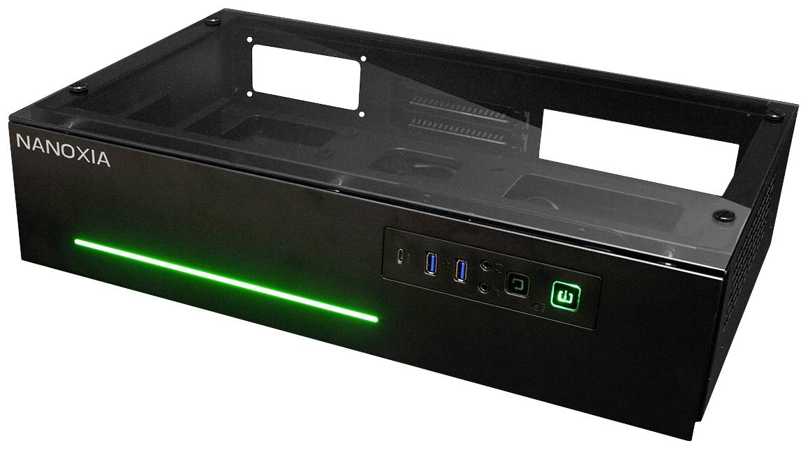 Nanoxia Project Mini S HTPC PC-Gehäuse Schwarz