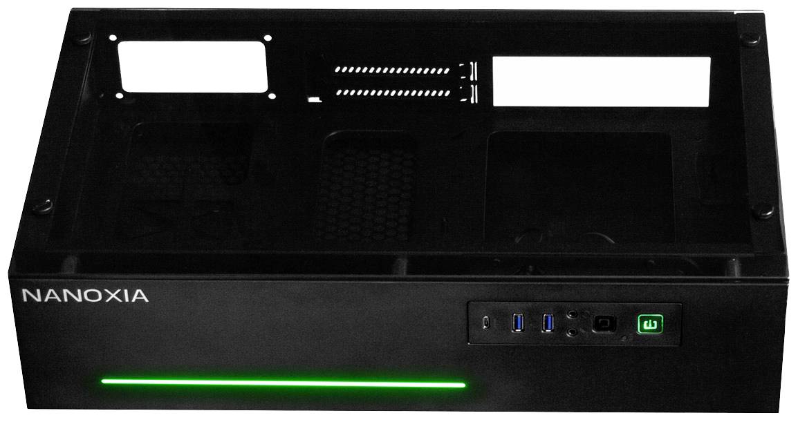 Nanoxia Project Mini S HTPC PC-Gehäuse Schwarz
