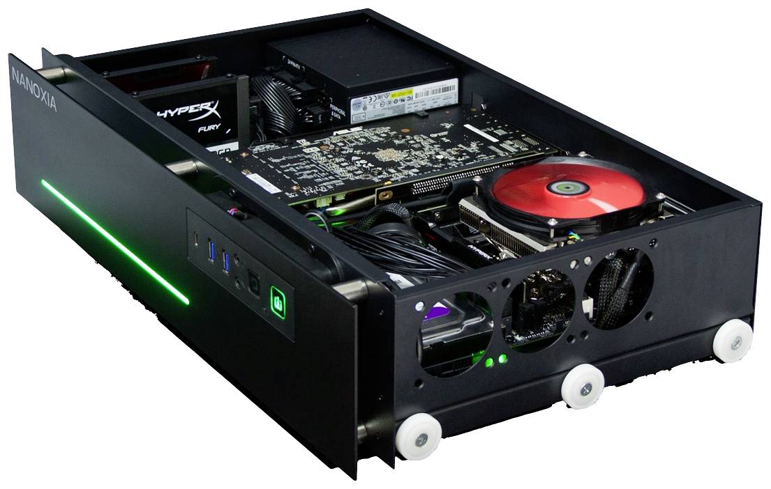 Nanoxia Project Mini S HTPC PC-Gehäuse Schwarz