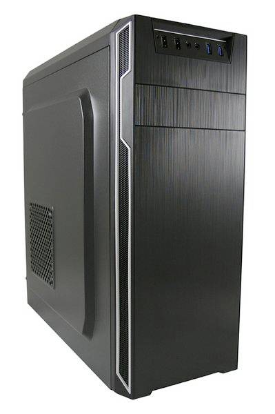 LC Power 7038B Midi-Tower PC-Gehäuse Schwarz