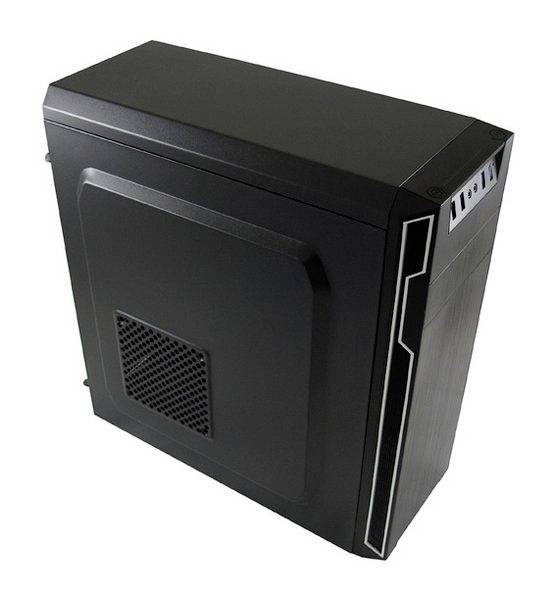 LC Power 7038B Midi-Tower PC-Gehäuse Schwarz