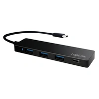 LogiLink UA0311 4 Port USB-C® (USB 3.2 Gen 2) Multiport Hub Schwarz LogiLink UA0311 4 Port USB-C® (USB 3.2 Gen 2) Multiport Hub Schwarz