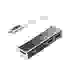 LogiLink UA0305 USB-C® (USB 3.2 Gen 2) Multiport Hub Aluminium