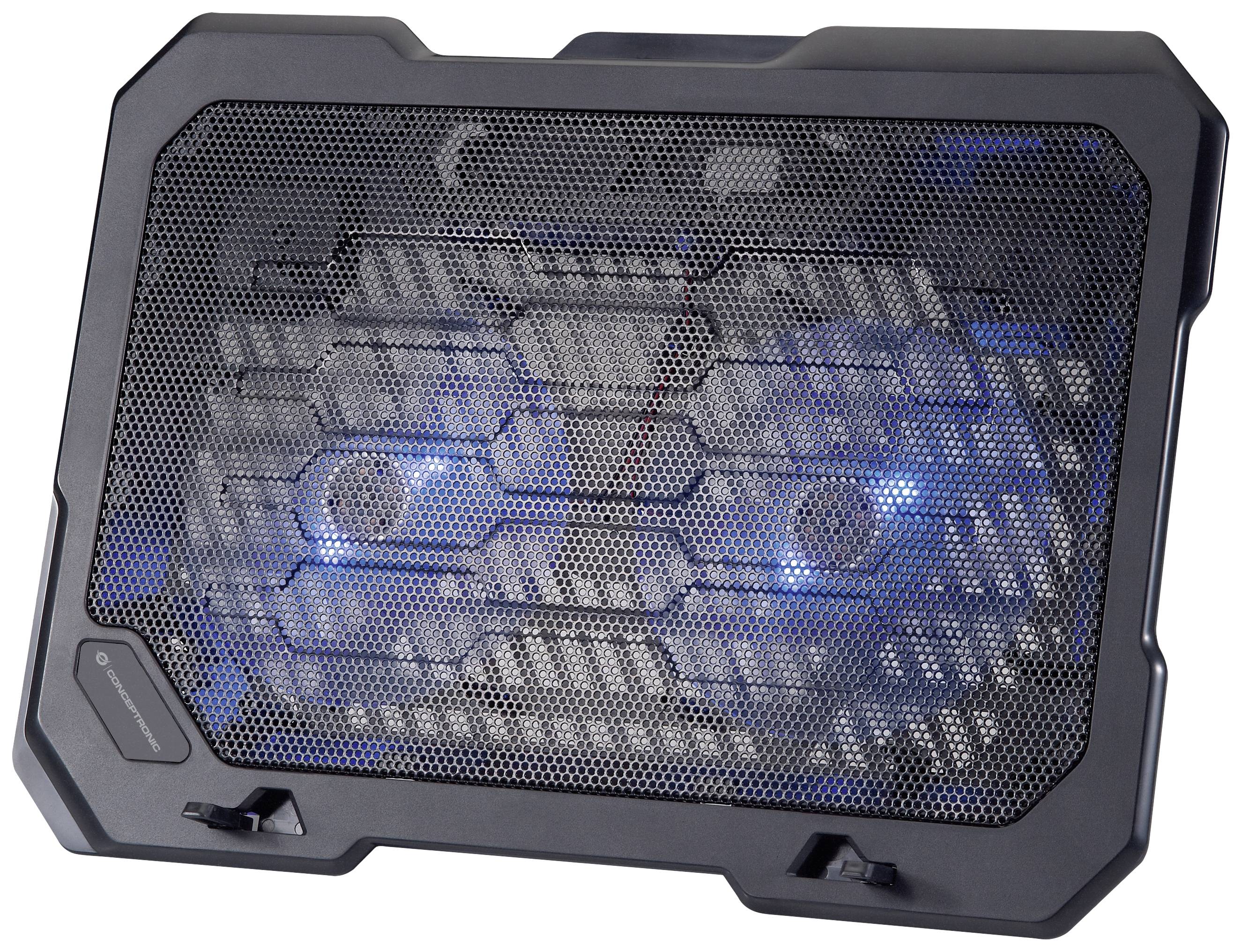 Conceptronic THANA01B Notebook-Ständer mit Kühlfunktion