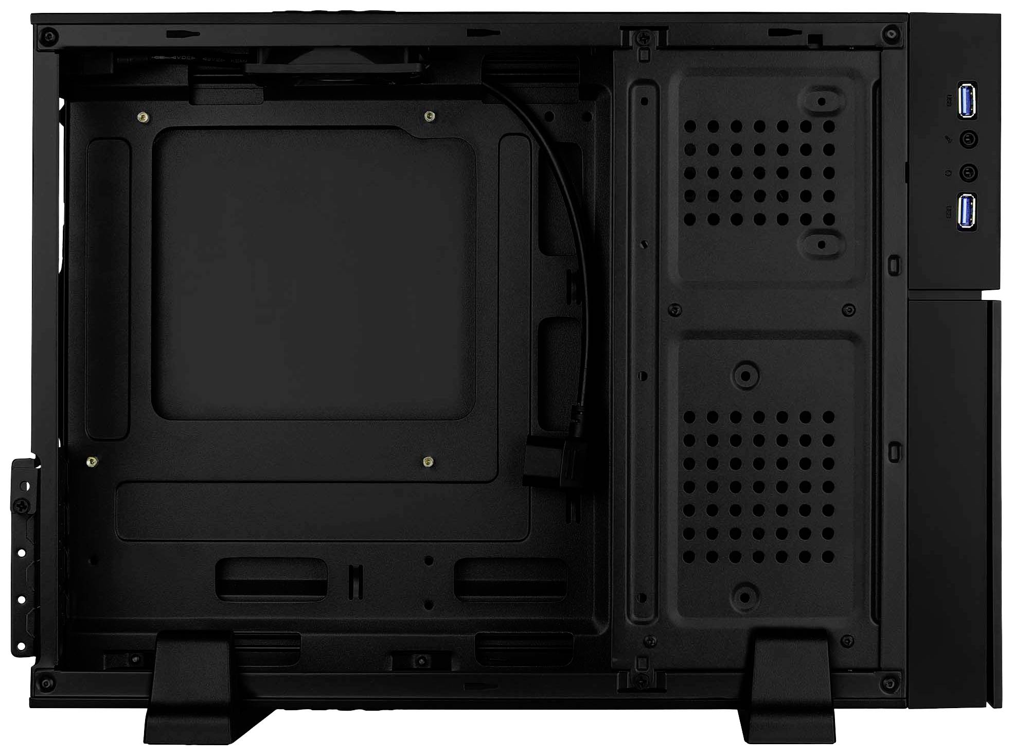 AeroCool Playa Slim PC-Gehäuse Schwarz