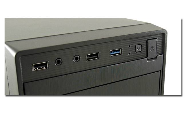 LC Power 2014MB Midi-Tower PC-Gehäuse Schwarz