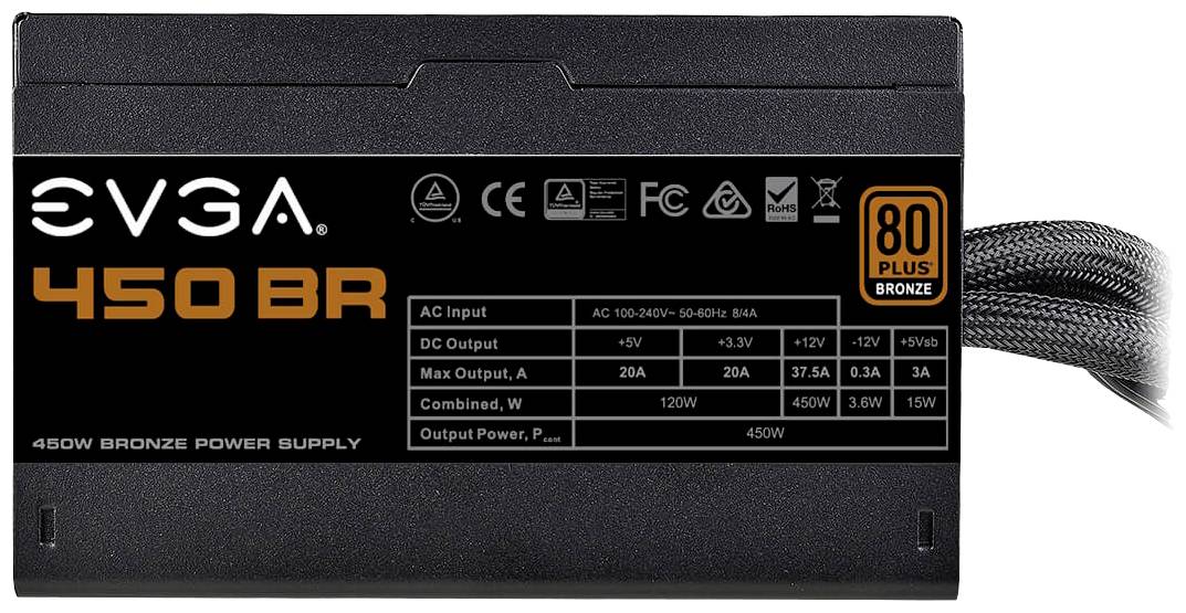 EVGA 450 BR PC Netzteil 450W 80PLUS® Bronze