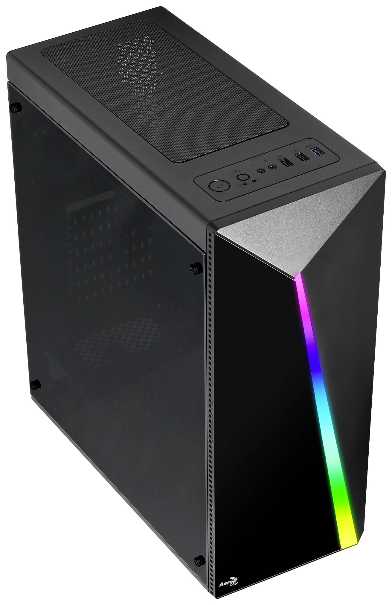 AeroCool Shard Midi-Tower PC-Gehäuse Schwarz