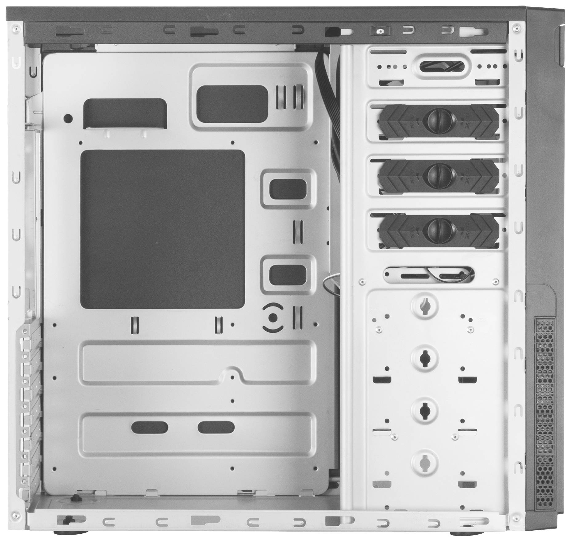 Chieftec HC-10B-OP Mini-Tower PC-Gehäuse Schwarz