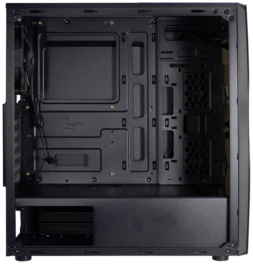 Inter-Tech 88881309 Mini-Tower PC-Gehäuse Schwarz