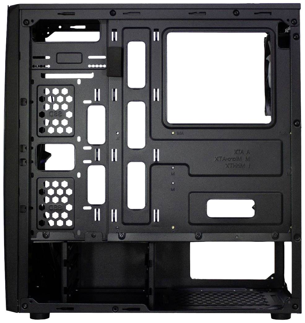 Inter-Tech 88881309 Mini-Tower PC-Gehäuse Schwarz