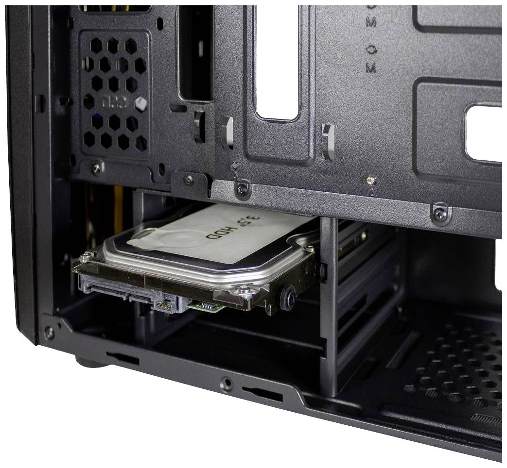 Inter-Tech 88881309 Mini-Tower PC-Gehäuse Schwarz