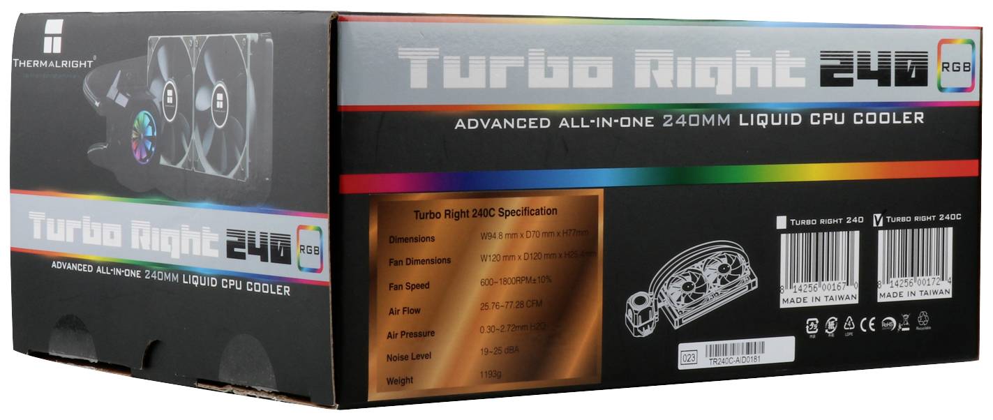 Thermalright Turbo Right 360C Wasserkühlung-Kit