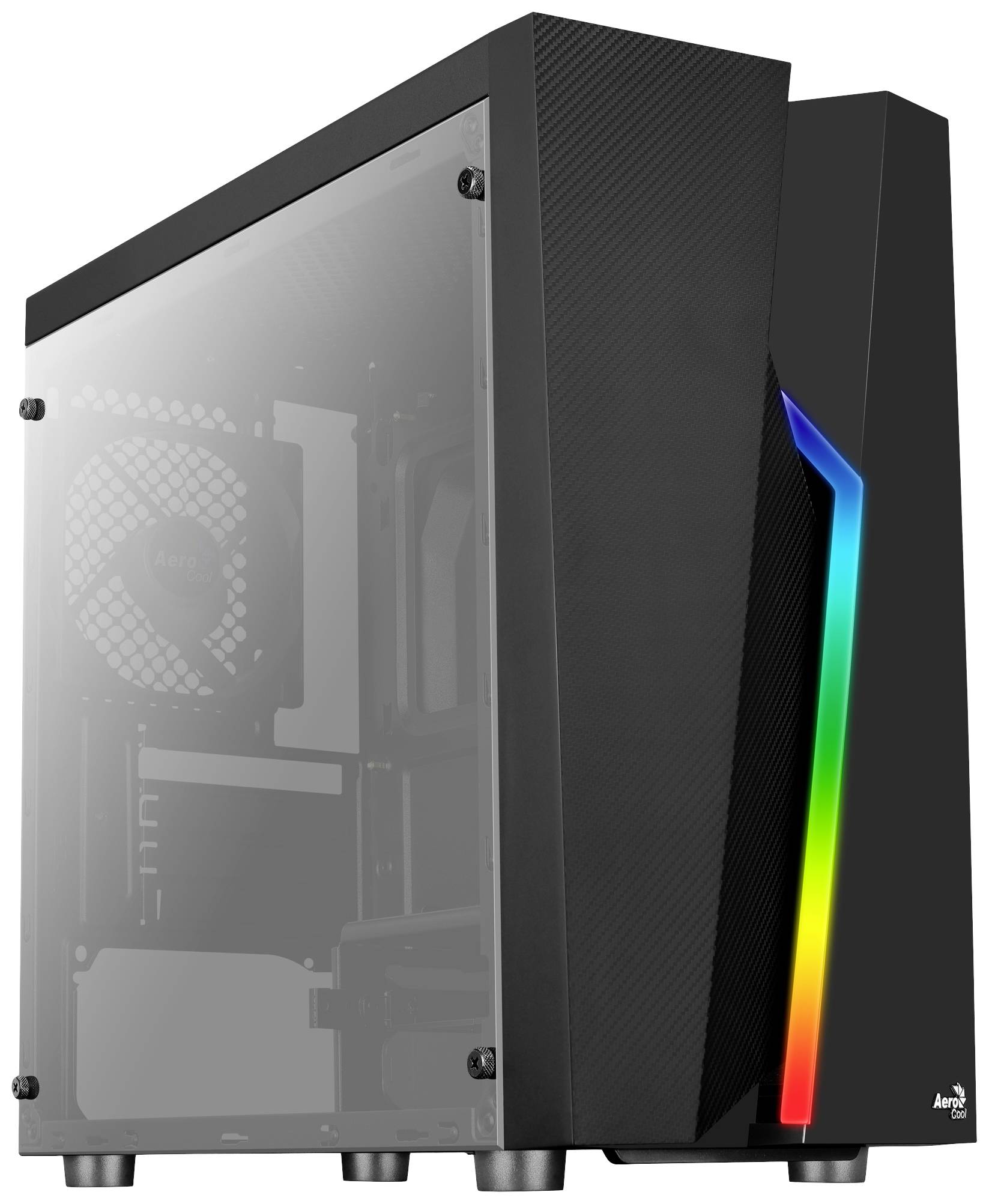 AeroCool Bolt Mini Mini-Tower PC-Gehäuse Schwarz