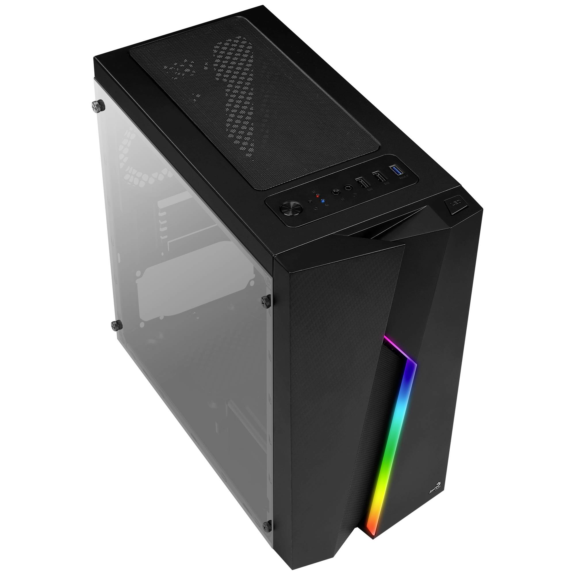 AeroCool Bolt Mini Mini-Tower PC-Gehäuse Schwarz