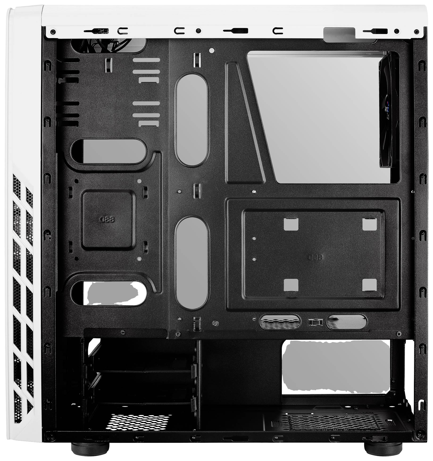 AeroCool Rift Midi-Tower PC-Gehäuse Weiß