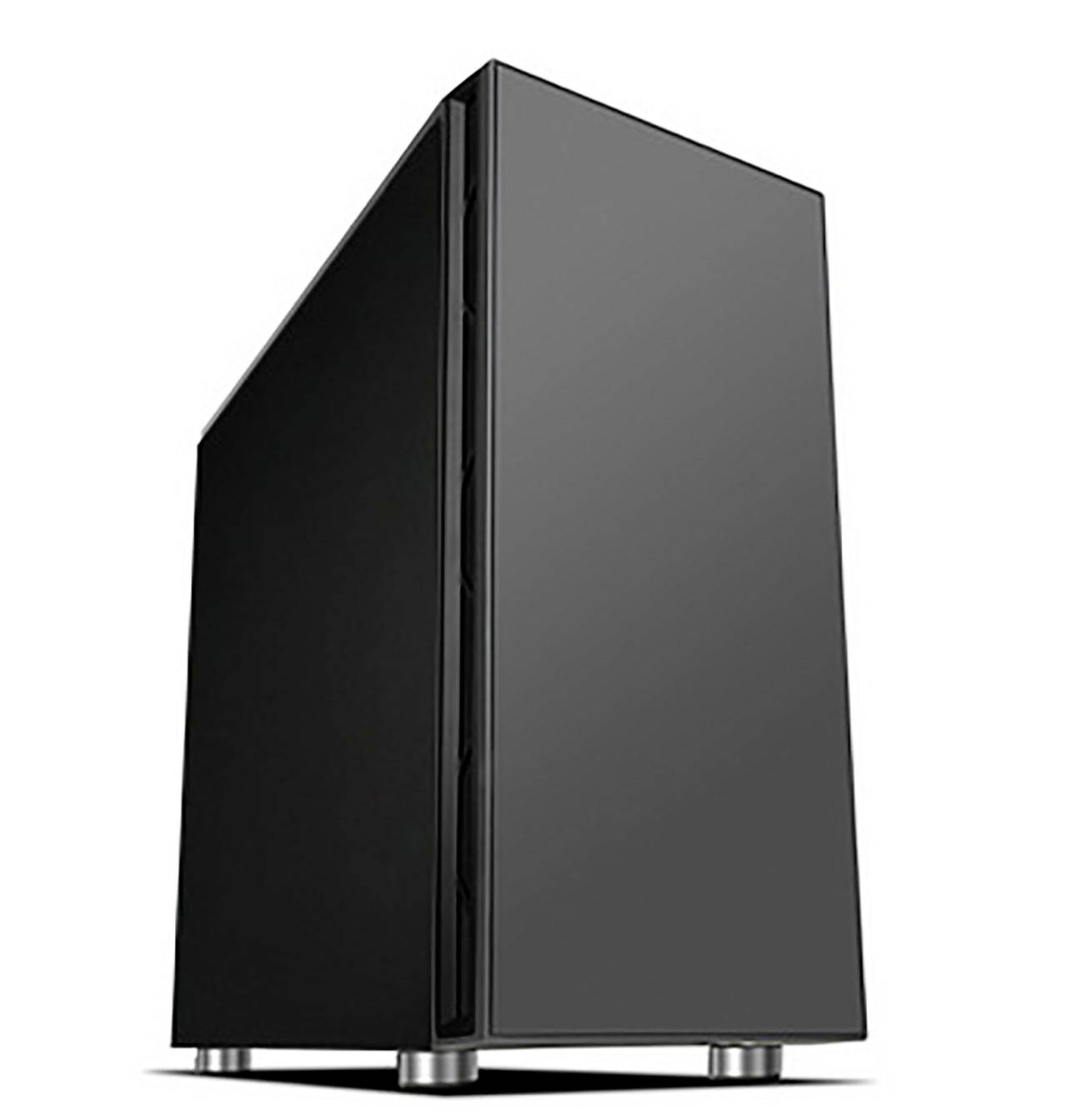 Cooltek Drei Midi-Tower PC-Gehäuse Schwarz