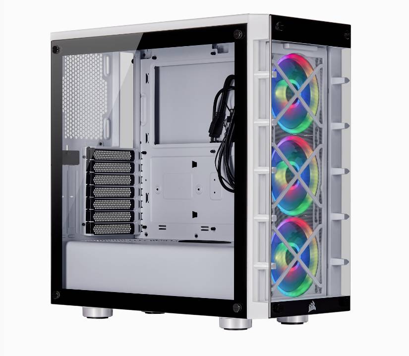 Corsair CC-9011189-WW Midi-Tower PC-Gehäuse Weiß