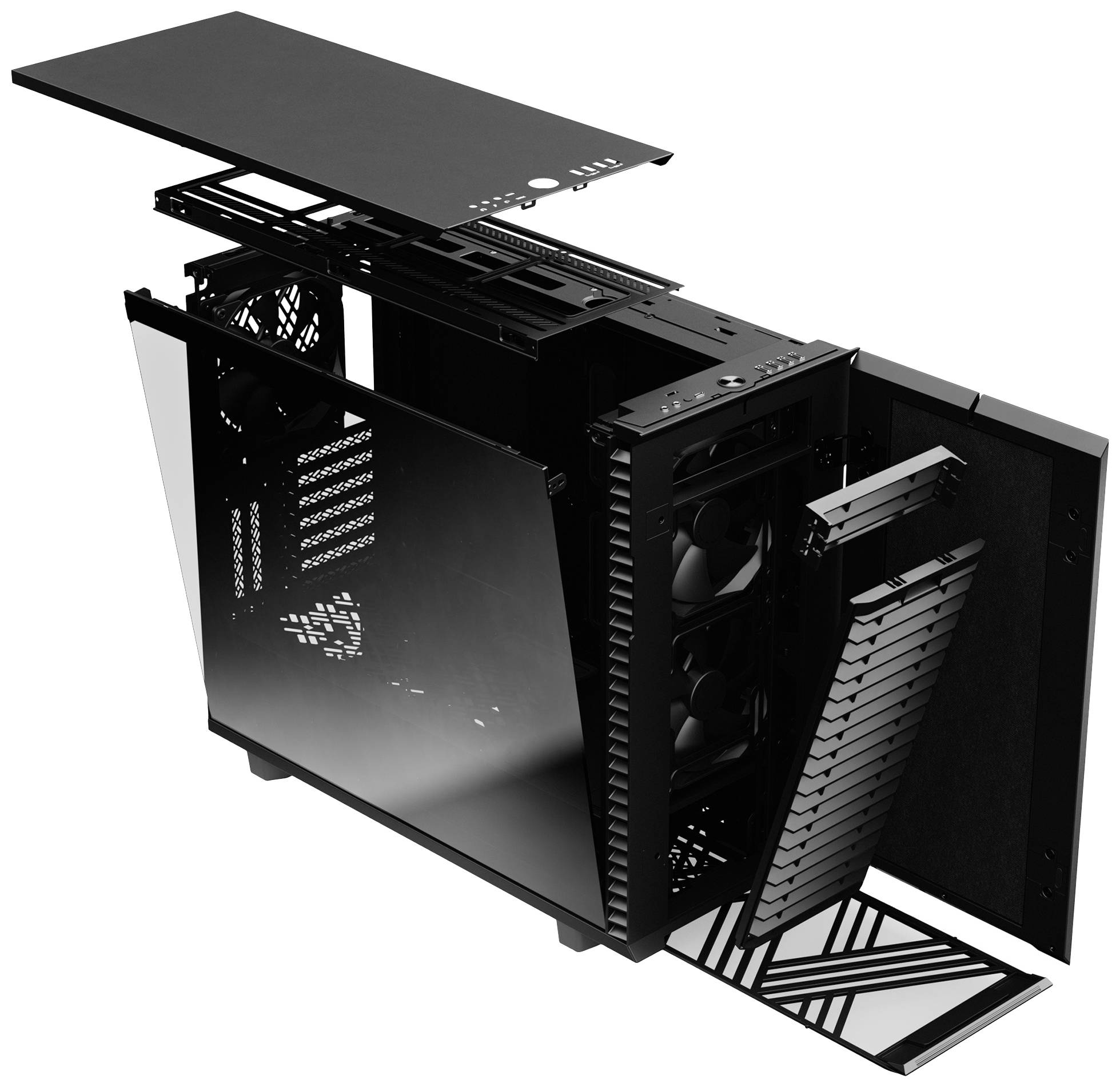 Fractal Design Define 7 Midi-Tower PC-Gehäuse Schwarz