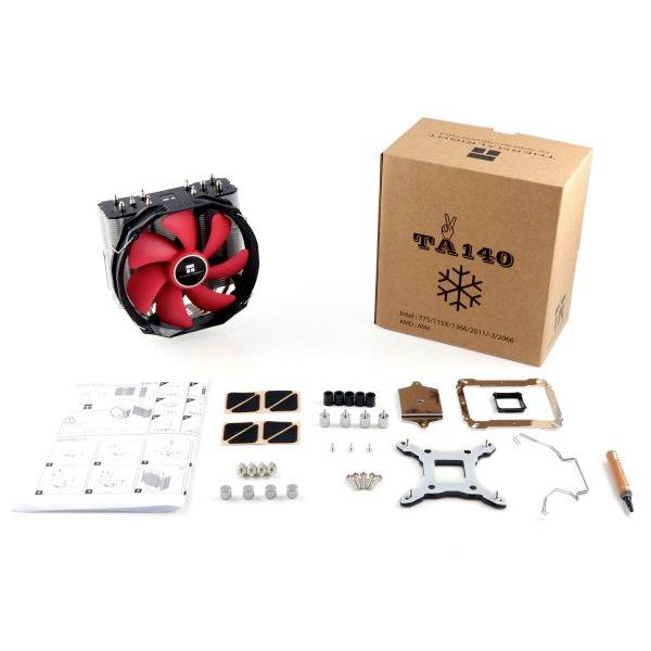Thermalright TA140 CPU-Kühler mit Lüfter