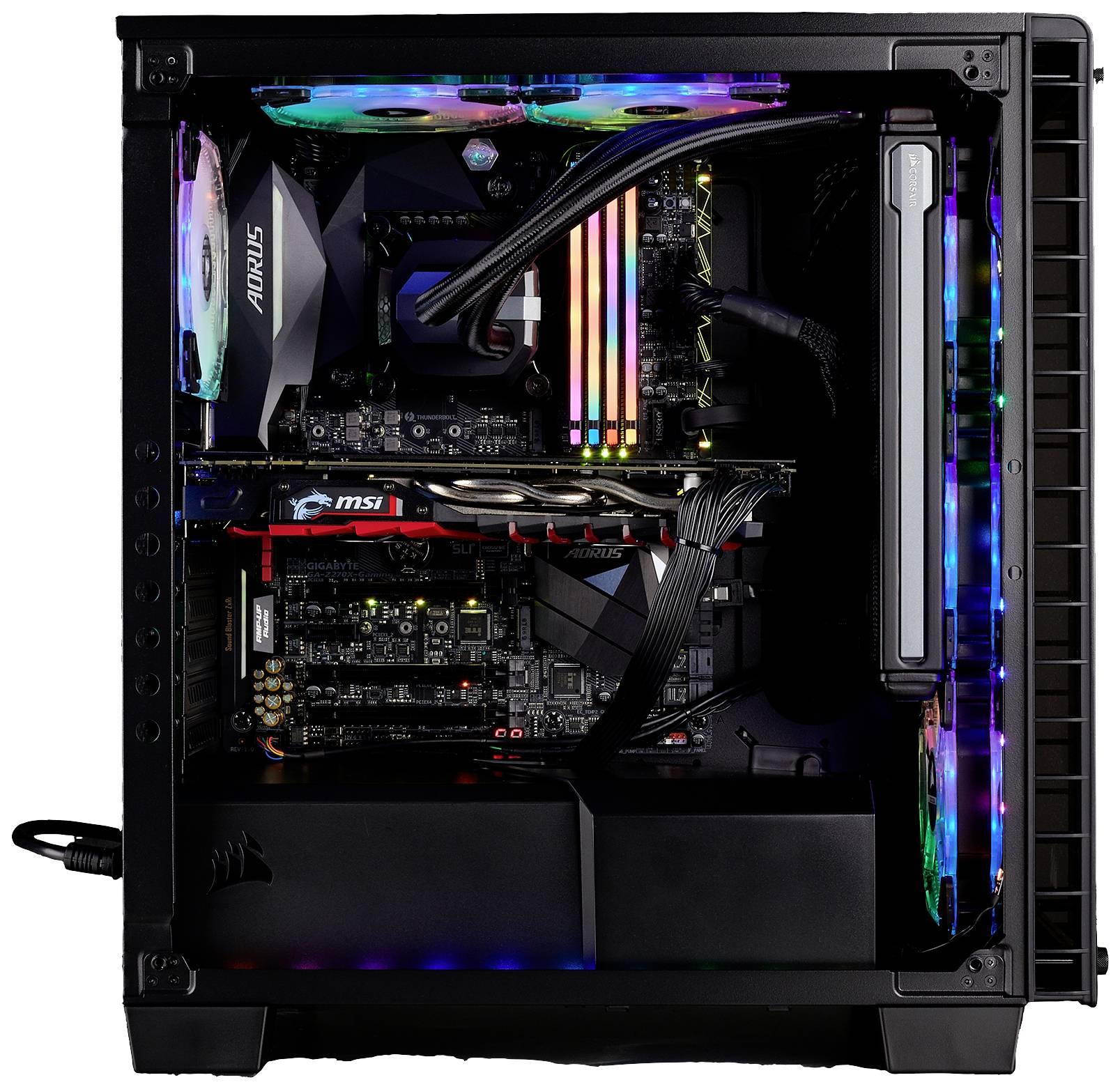 Corsair CMW64GX4M4E3200C16 PC-Arbeitsspeicher Kit DDR4 64GB 4 x 16GB 3200MHz 288pin DIMM CMW64GX4M4E3200C16