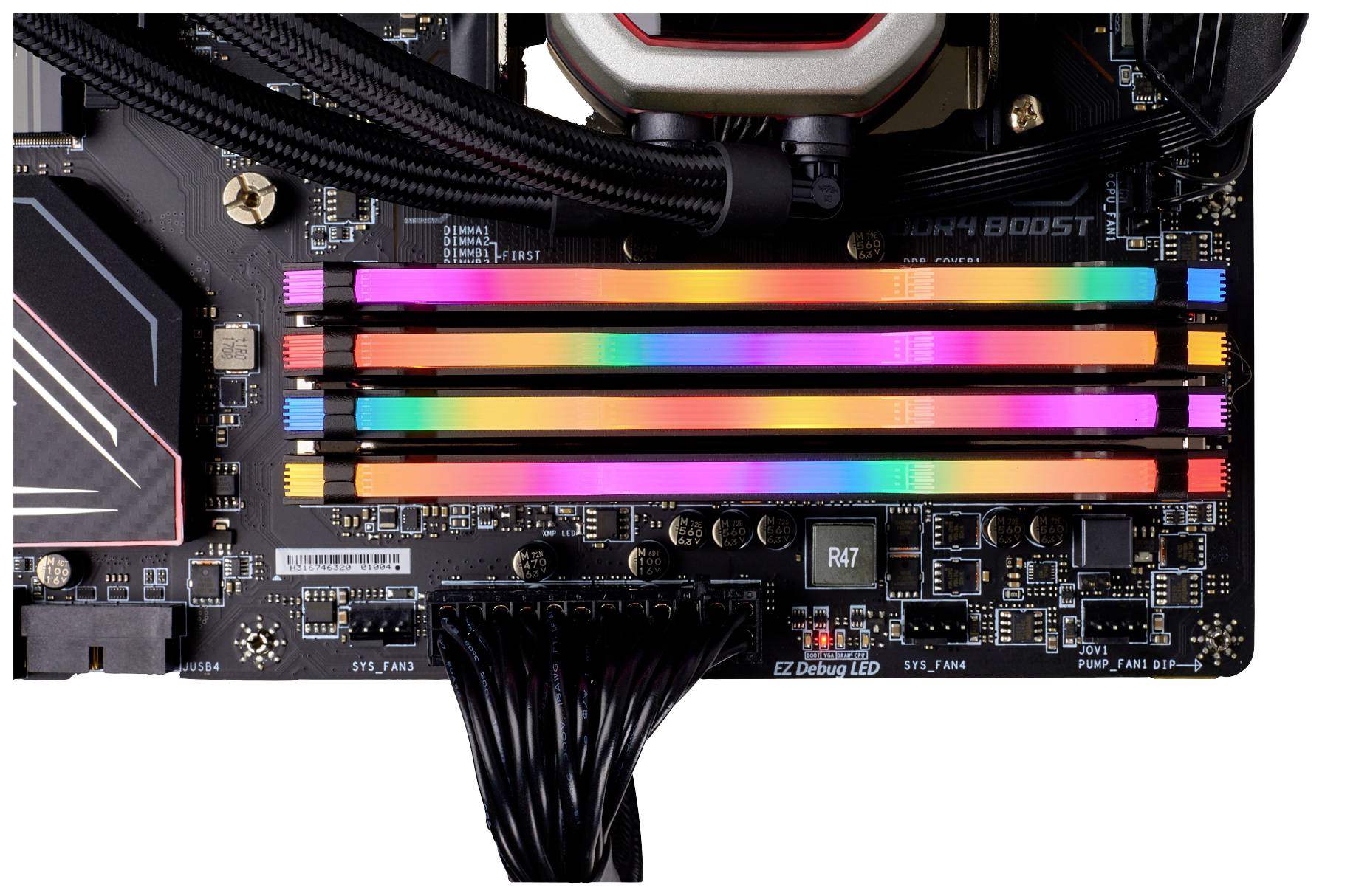 Corsair CMW64GX4M4E3200C16 PC-Arbeitsspeicher Kit DDR4 64GB 4 x 16GB 3200MHz 288pin DIMM CMW64GX4M4E3200C16