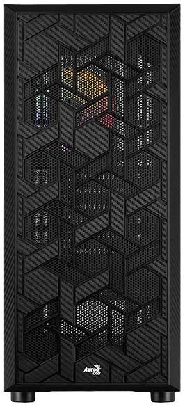 AeroCool Hive-G-BK-v3 Midi-Tower PC-Gehäuse Schwarz
