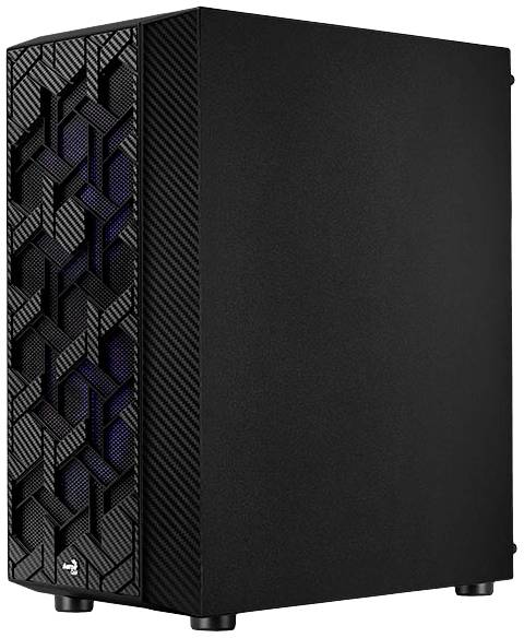 AeroCool Hive-G-BK-v3 Midi-Tower PC-Gehäuse Schwarz
