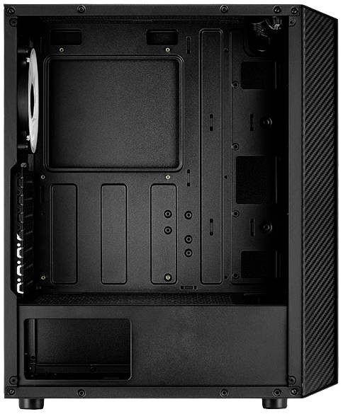 AeroCool Hive-G-BK-v3 Midi-Tower PC-Gehäuse Schwarz