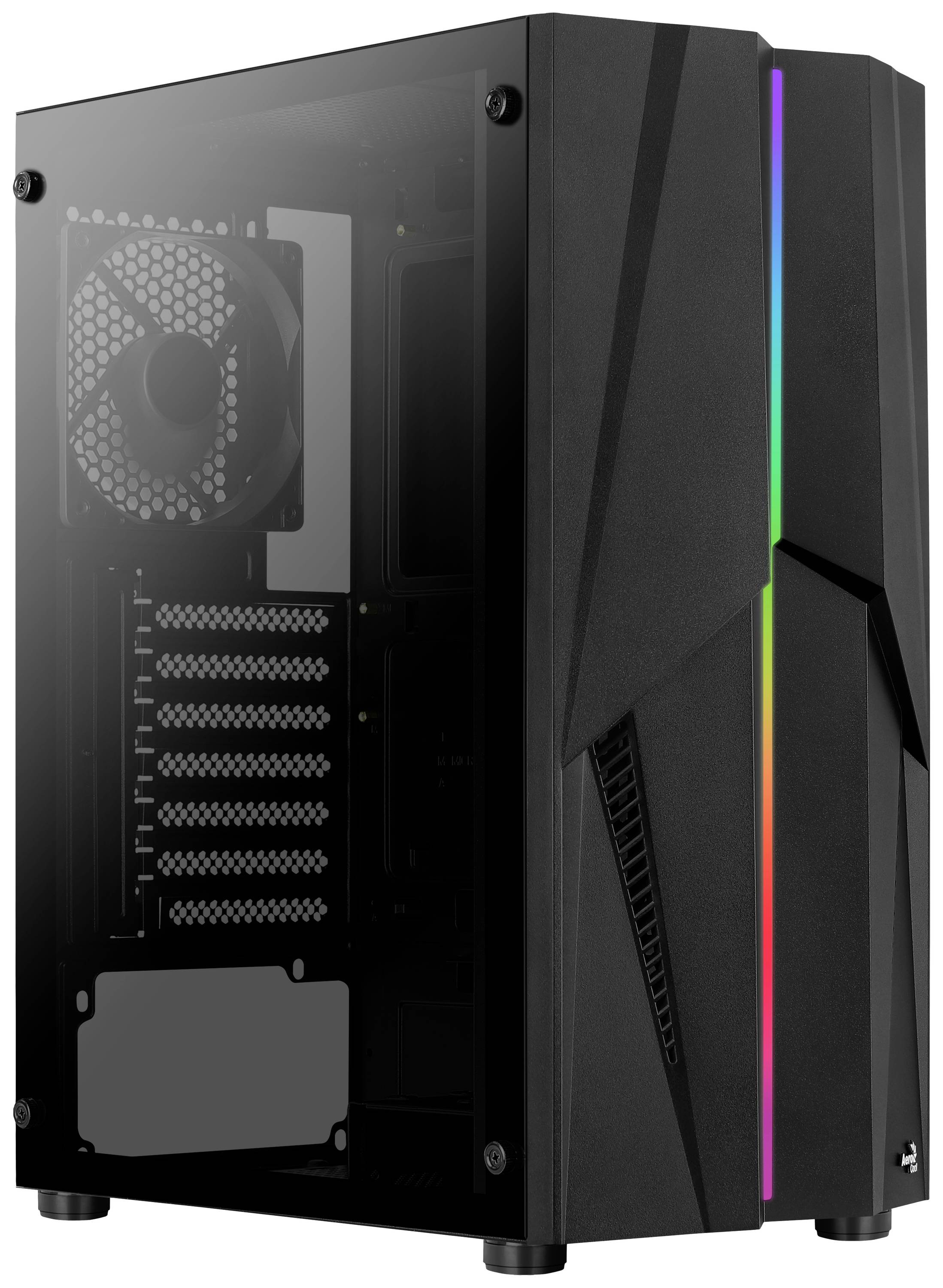 AeroCool Mecha Midi-Tower PC-Gehäuse Schwarz