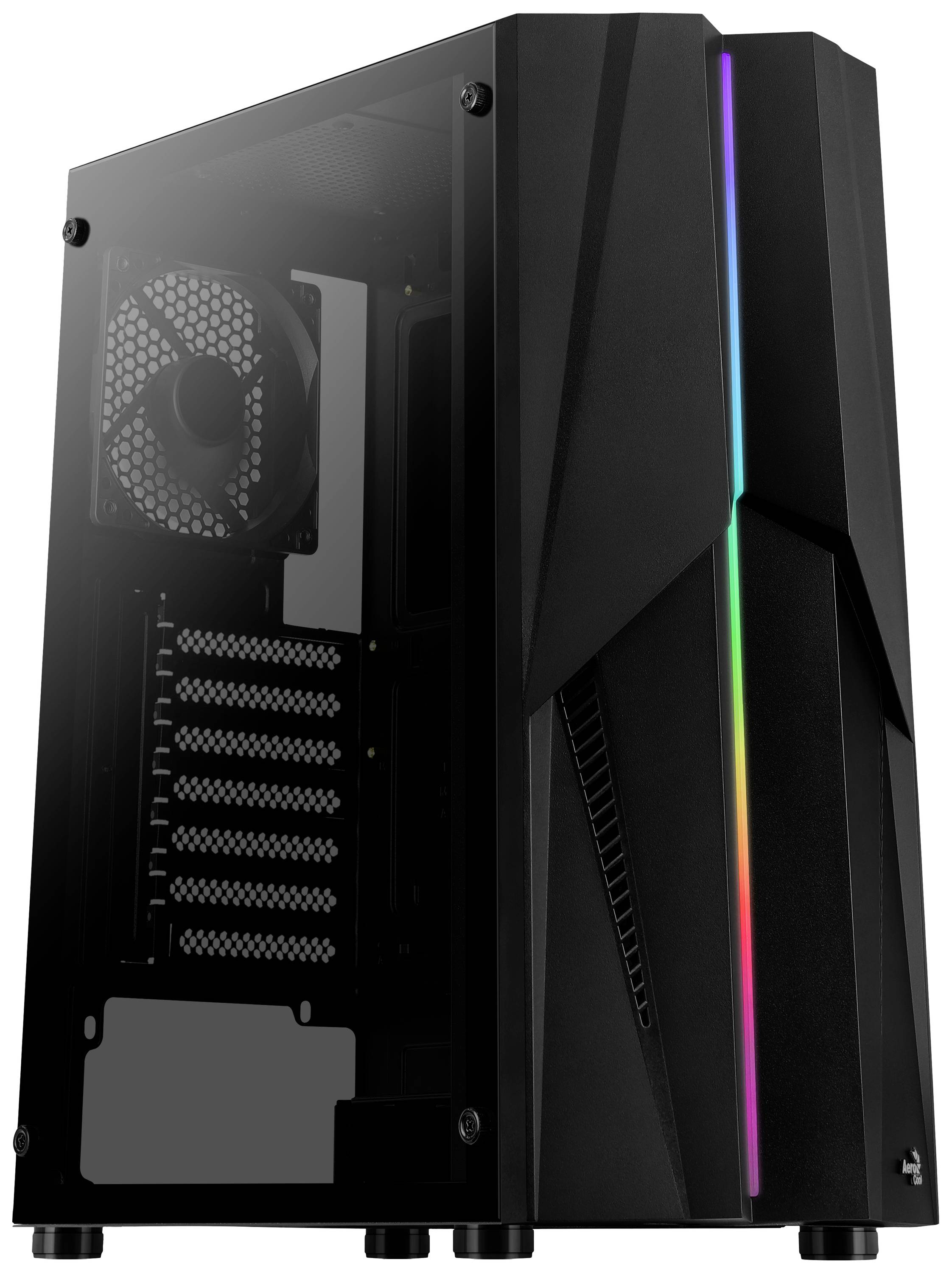 AeroCool Mecha Midi-Tower PC-Gehäuse Schwarz