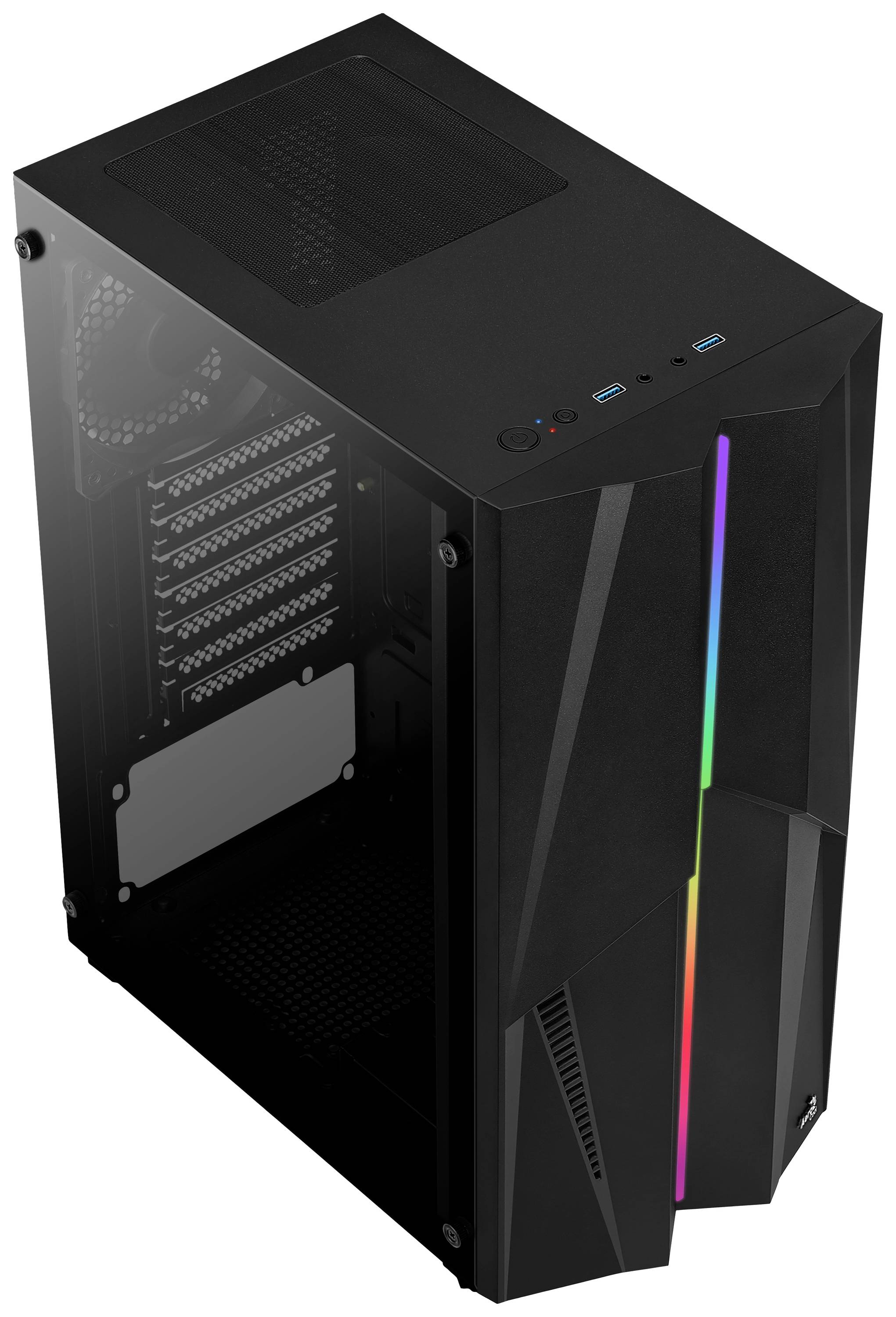 AeroCool Mecha Midi-Tower PC-Gehäuse Schwarz