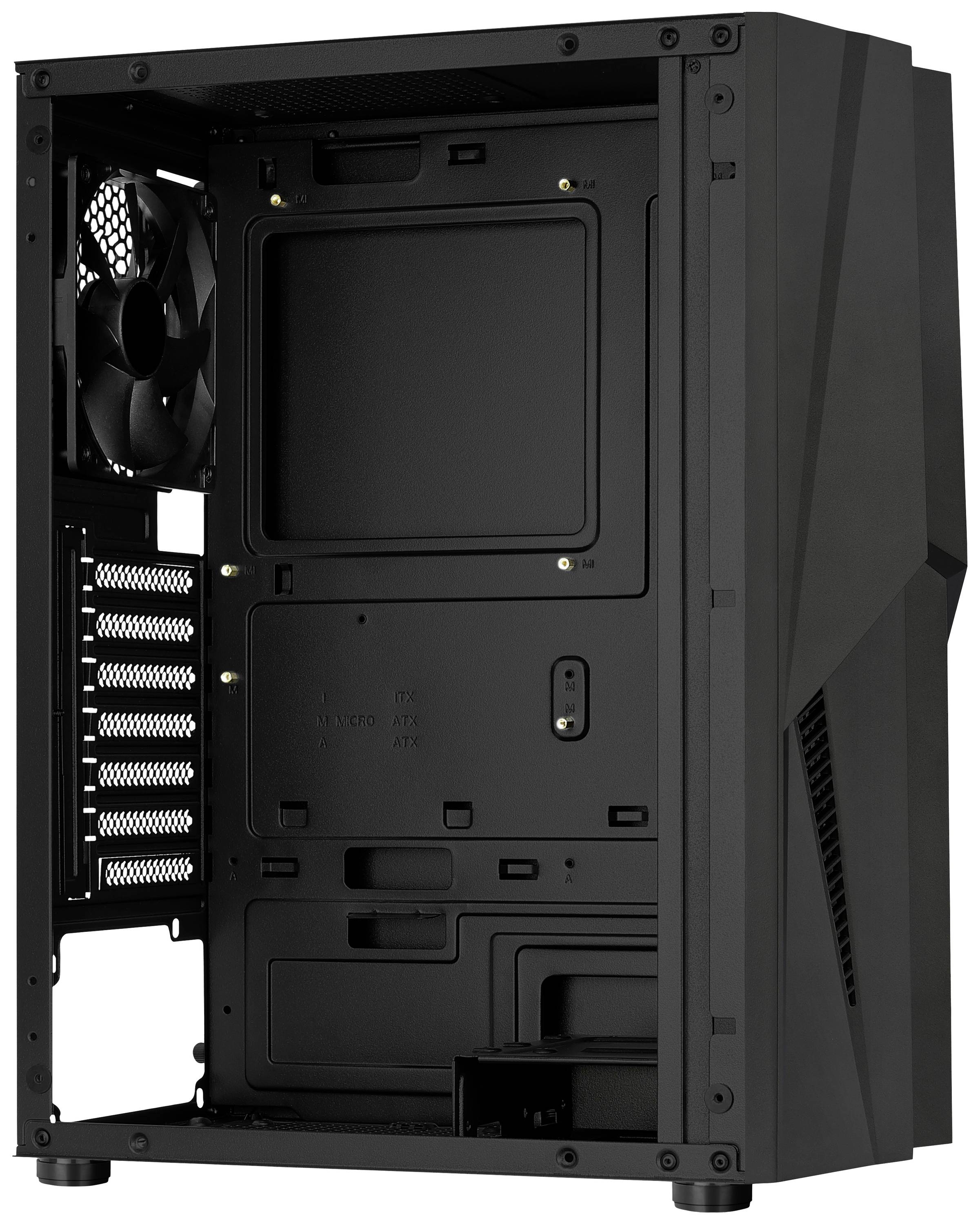 AeroCool Mecha Midi-Tower PC-Gehäuse Schwarz