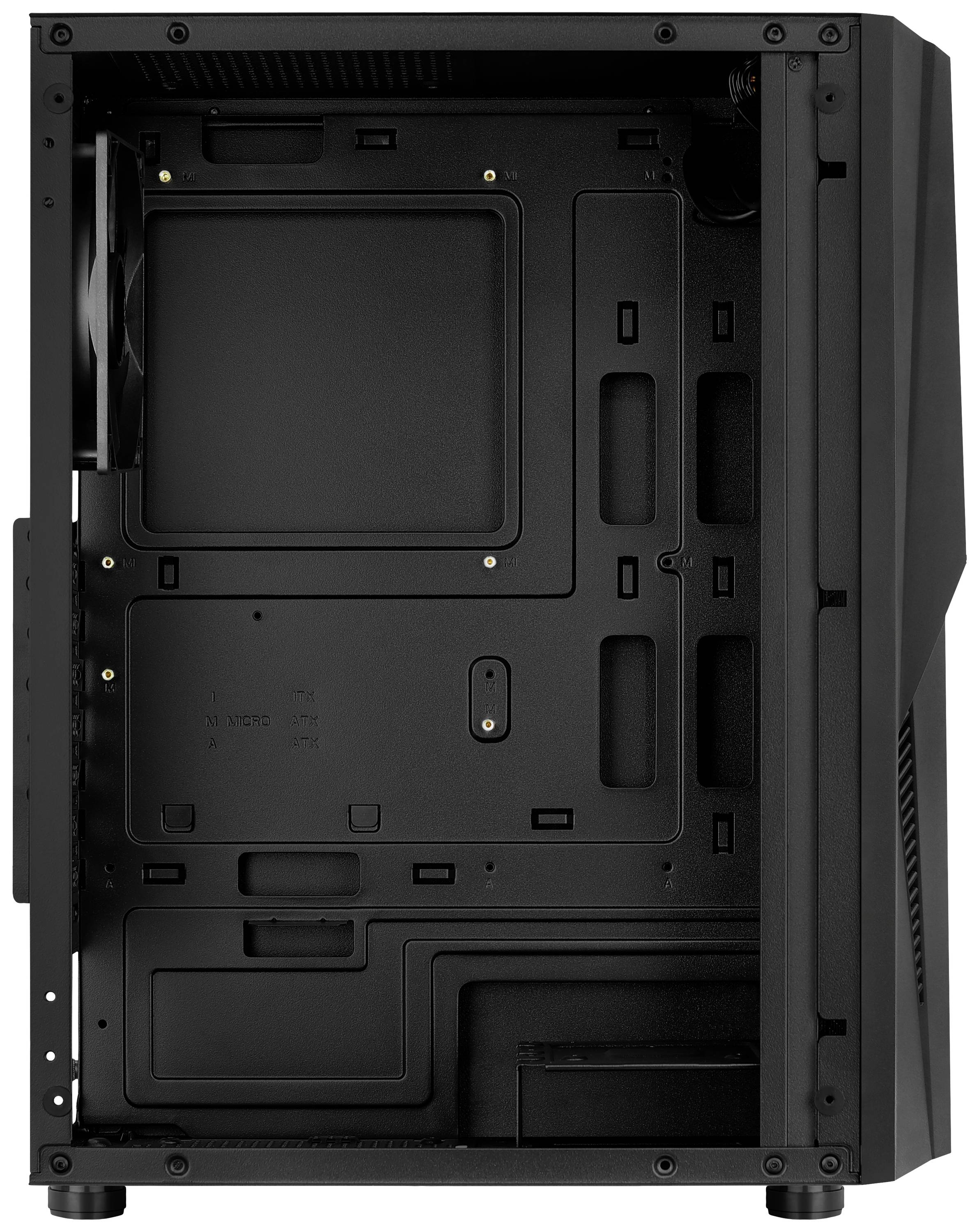 AeroCool Mecha Midi-Tower PC-Gehäuse Schwarz