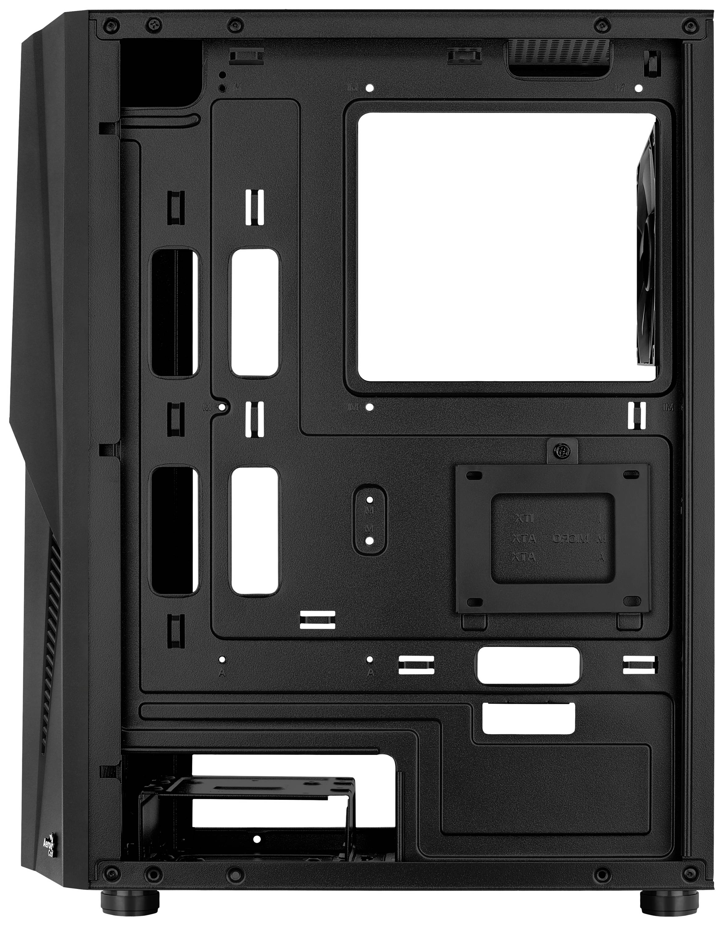 AeroCool Mecha Midi-Tower PC-Gehäuse Schwarz