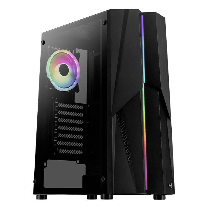 AeroCool Mecha-G-BK-v2 Midi-Tower PC-Gehäuse Schwarz