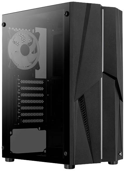 AeroCool Mecha-G-BK-v2 Midi-Tower PC-Gehäuse Schwarz