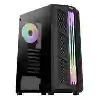 AeroCool Prime-G-BK-v2 Midi-Tower PC-Gehäuse Schwarz AeroCool Prime-G-BK-v2 Midi-Tower PC-Gehäuse Schwarz