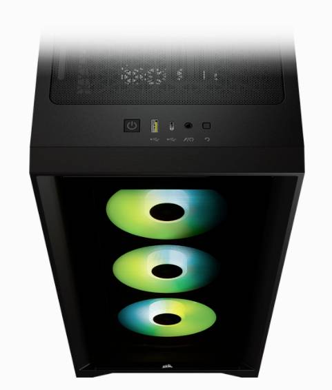 Corsair iCUE 4000X RGB Midi-Tower PC-Gehäuse Schwarz