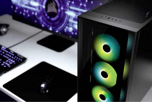 Corsair iCUE 4000X RGB Midi-Tower PC-Gehäuse Schwarz