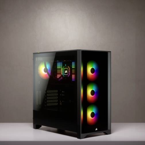 Corsair iCUE 4000X RGB Midi-Tower PC-Gehäuse Schwarz