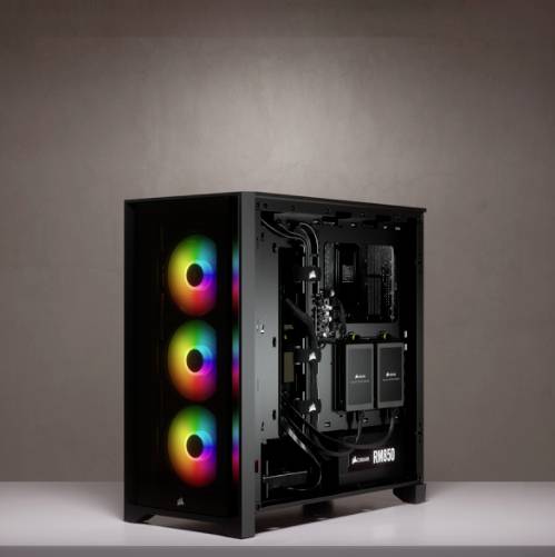 Corsair iCUE 4000X RGB Midi-Tower PC-Gehäuse Schwarz
